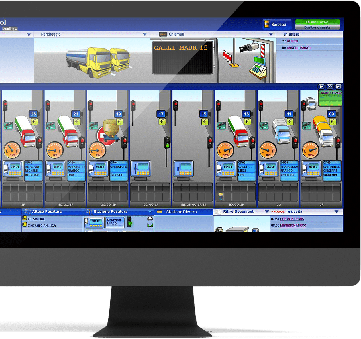 terminal management system Nuovo Petrol per prodotti fluidi