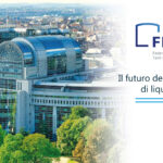 parlamento di bruxelles e logo fetsa - il futuro dello stoccaggio di liquidi sfusi