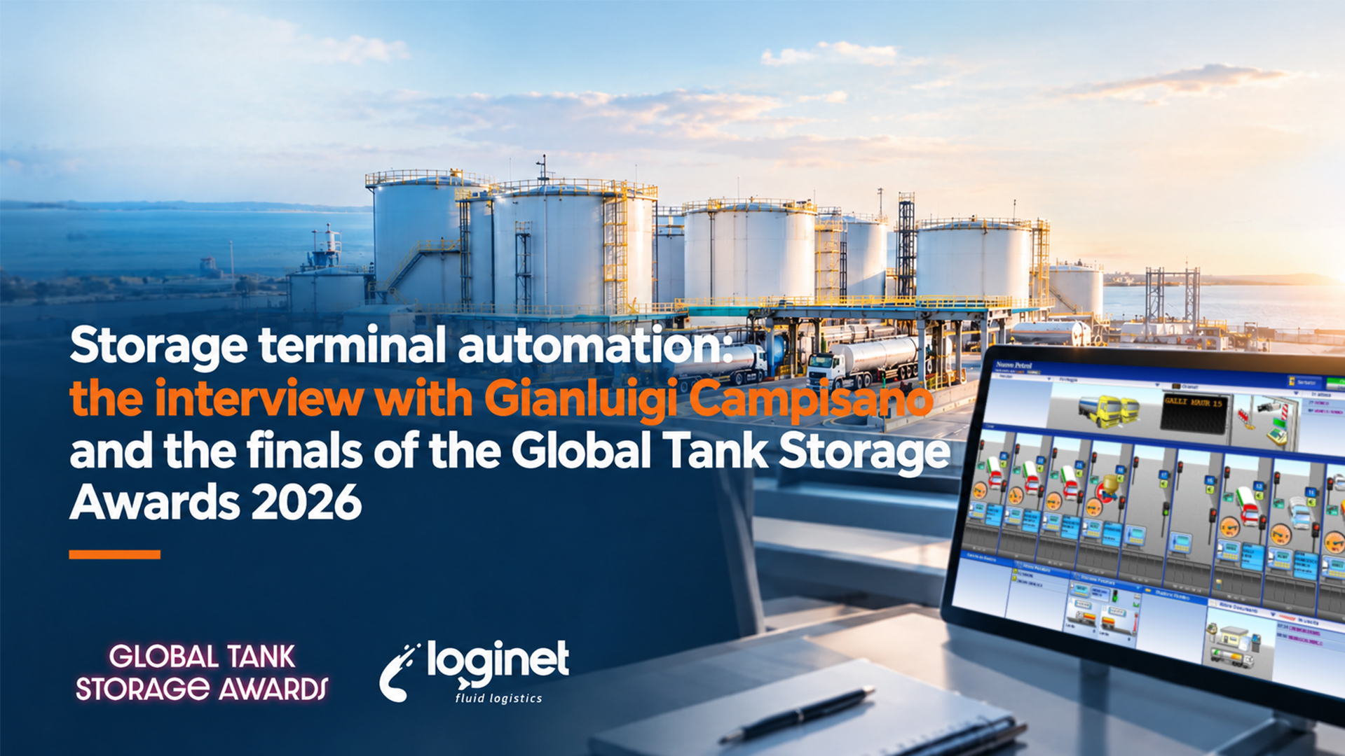 Global Tank Storage Awards 2026. Interview with Gianluigi Campisano at StocExpo on TAS Nuovo Petrol.