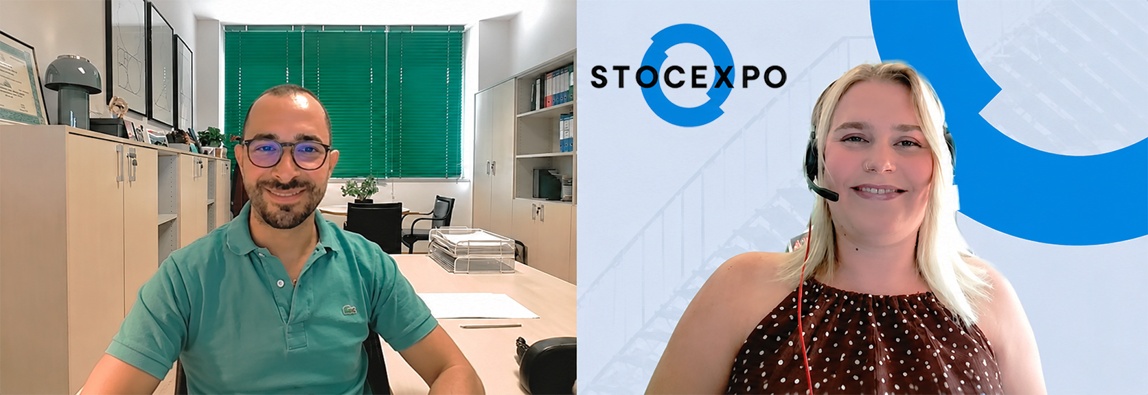 interview Loginet finalista ai Global Tank Storage Awards 2026. Gianluigi Campisano, Responsabile della business unit Loginet Fluid Logistics, intervistato da StocExpo in videochiamata.